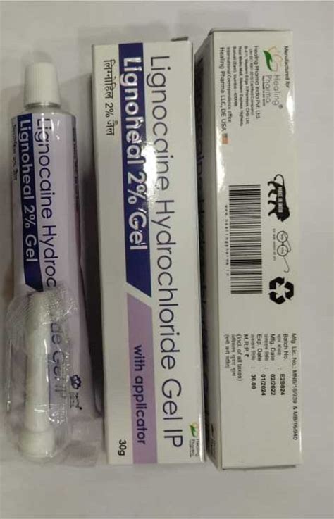 Lignocaine Hydrochloride Gel I P 2 W V Treatment Muscle Relaxant