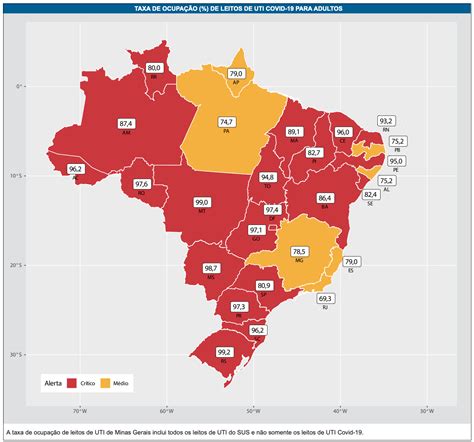 Taxa De Ocupa O De Utis Supera Em Estados E No Df Aponta Fiocruz