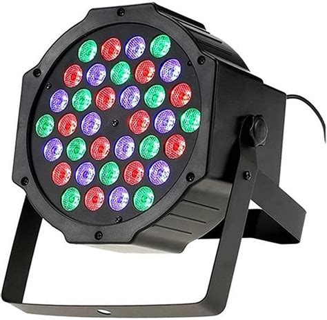 Luce Strobo Discoteca Stroboscopio Faro Rgb 36 Led Sensore Sonoro