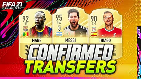 FIFA 21 NEW CONFIRMED SUMMER TRANSFERS 2020 RUMOURS W THIAGO