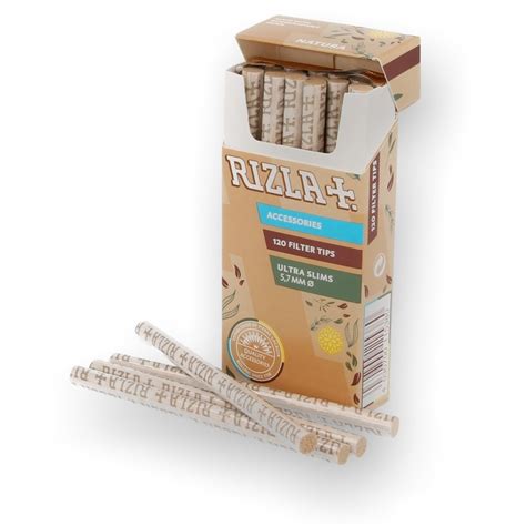 Rizla Natura Biodegradable Extra Slim Filter Tips Mm