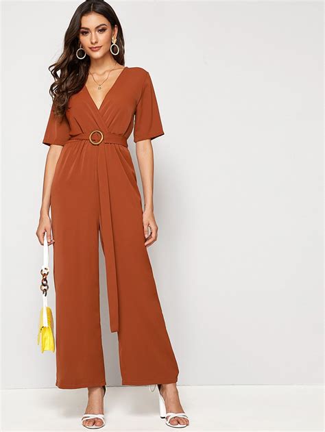 Solid Tie Waist Wide Leg Jumpsuit Artofit