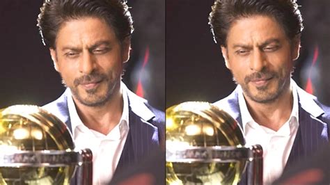 ICC Drops A Picture Of Shah Rukh Khan Gazing At The ODI World Cup