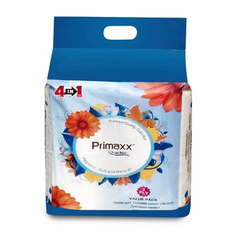 Primaxx Premium Quality Toilet Paper Roll 2 Ply 4 In 1 Pack