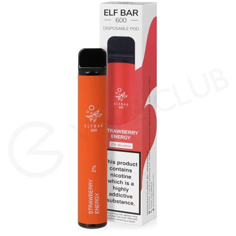 Strawberry Energy Elf Bar Disposable Vape