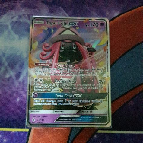 Pokemon Trading Card Game Tapu Lele Gx From Guardians Rising