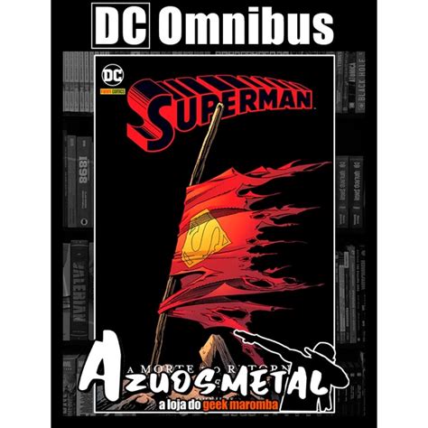 A Morte E O Retorno Do Superman Dc Omnibus Panini Shopee Brasil