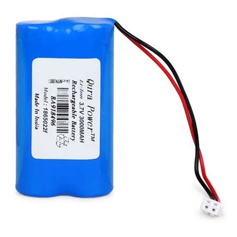 Qura Power 3 7v 3000mah Rechargeable Li Ion Battery Battery Type Lithium Ion Model Name