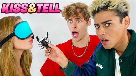 Lexi Rivera & Andrew Davila Kiss A SCORPION and OTHER WEIRD ITEMS - YouTube