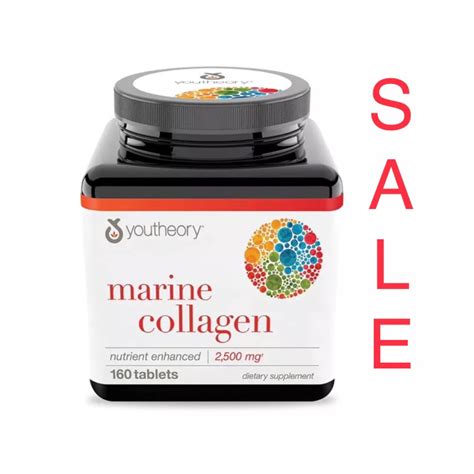 Youtheory Marine Collagen With 18 Amino Acids 160 Count Shopee