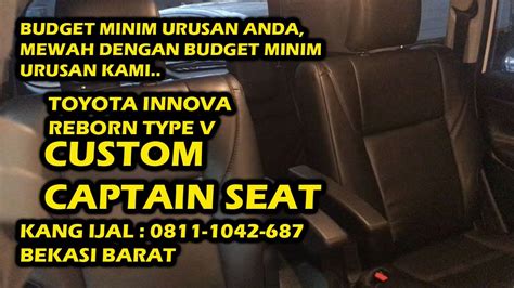 Custom Captain Seat Innova Reborn Type V Youtube