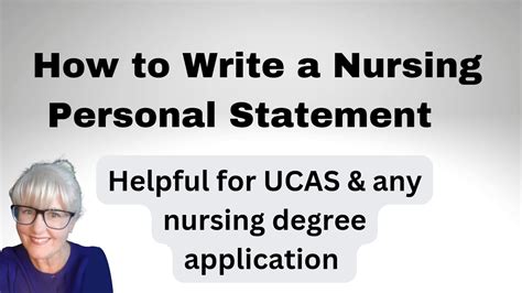 Nursing Personal Statement For Ucas Nursing Application Or