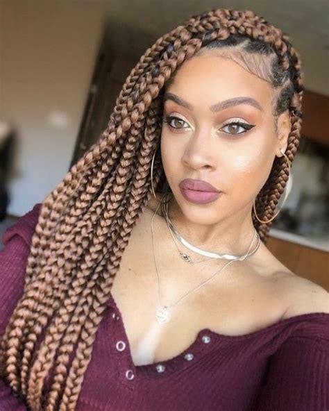 31 Medium Box Braids Ideas For Black Women [nhp] Medium Box Braids