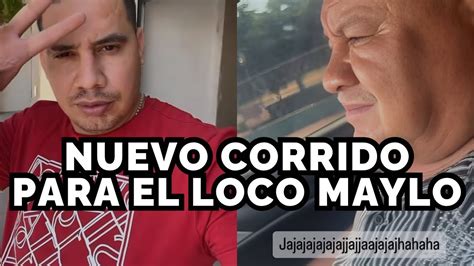 EL CONEJO COMPONE CORRIDO AL LOCO MAYLO YouTube