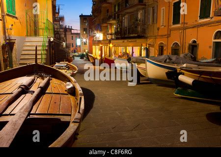 Manarola Italy Europe Liguria Cinque Terre Sea Mediterranean Sea