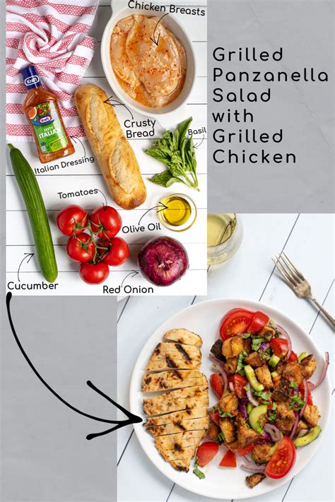 Easy Panzanella Salad With Grilled Chicken The Schmidty Wife