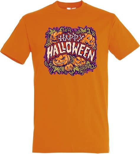 T Shirt Kinderen Happy Halloween Pompoen Halloween Kostuum Kind Dames