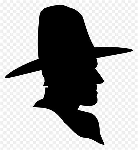 Cowboy Hat Silhouette Clip Art