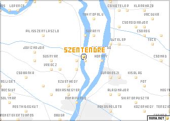 Szentendre (Hungary) map - nona.net