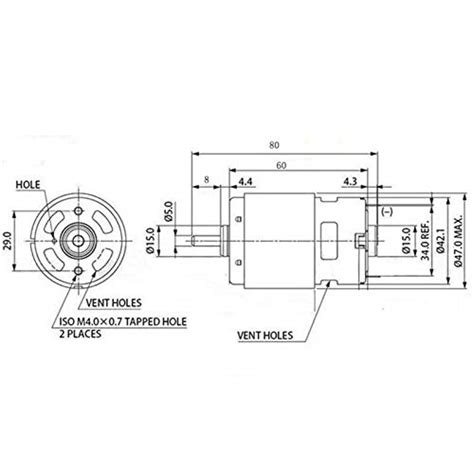 Toy Hobby DC Motor Pinout Wiring Specifications Uses 53 OFF