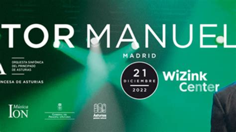 Concierto Sinfónico de Víctor Manuel en Madrid Gira 75 Aniversario