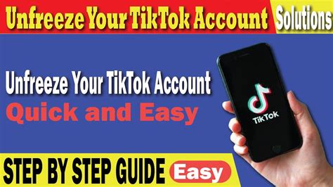 How To Unfreeze Tik Tok Account L Tiktok Account Unfreeze Kaise