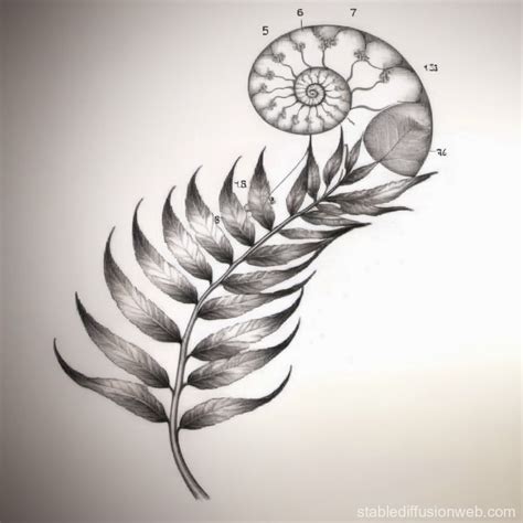 Golden Ratio In Nature Drawing Sketch Prompts Stable Diffusion Online
