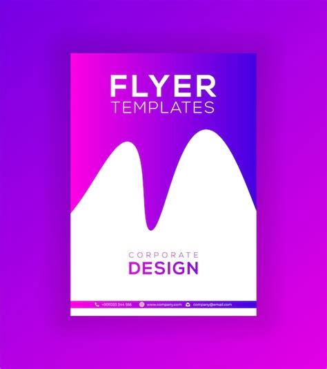 Premium Vector Modern Unique Flyer Or Poster Template