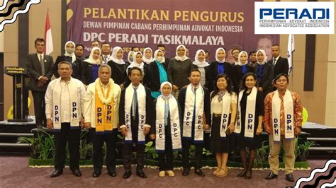 Pengurus Peradi Dpc Tasikmalaya Periode Resmi Dilantik Peradi