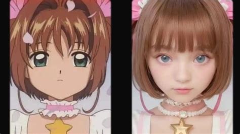 Cómo se verían los personajes de Sakura Card Captors en la vida real