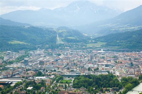 Innsbruck Aerial Austria Stock Photo Image Of Alps 22295842