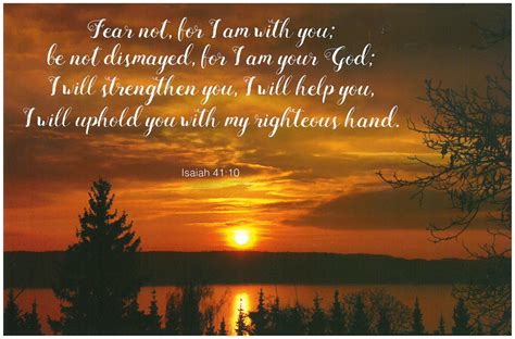 Fear Not For I Am With You