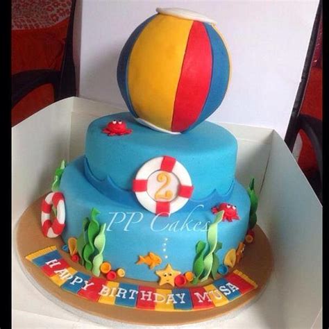 Beachball Under The Sea Cake Decorated Cake By PPCakes CakesDecor