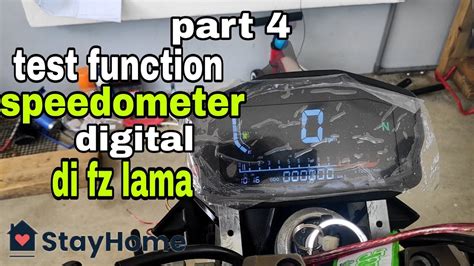 Fz Lama Pasang Speedometer Digital Part 4 Yamaha Fz150i Convert Digital Speedometer Youtube