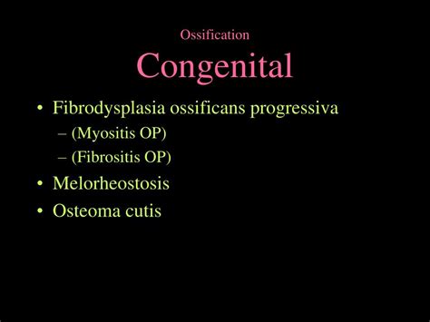 Ppt Soft Tissue Calcification And Ossification Powerpoint