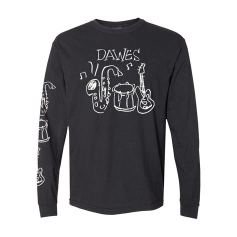 Sax Man Long Sleeve Tee – Dawes Merch Store