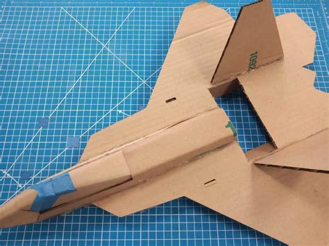 Free D File Laser Cut Cardboard Rc Airplane F Raptor D Print