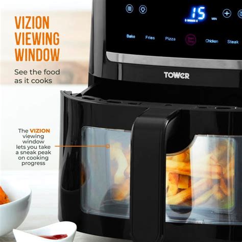 Tower Vortx 6l Spacesaver Air Fryer Dunelm