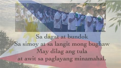 Psau Philippine National Anthem Youtube