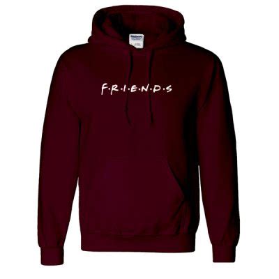 friends maroon hoodie – outfitgod.com