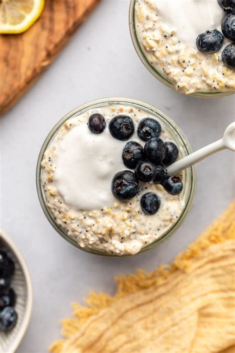 Lemon Poppy Seed Overnight Oats From My Bowl