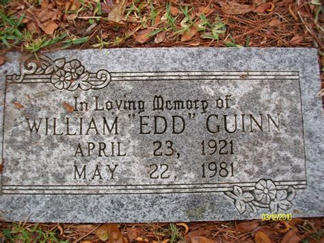 William Edward Edd” Guinn Jr 1921 1981 Find A Grave Memorial