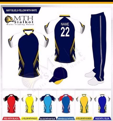 Mth Sports Is Manufacturer Of New Sublimation Custom Cricket Uniforms