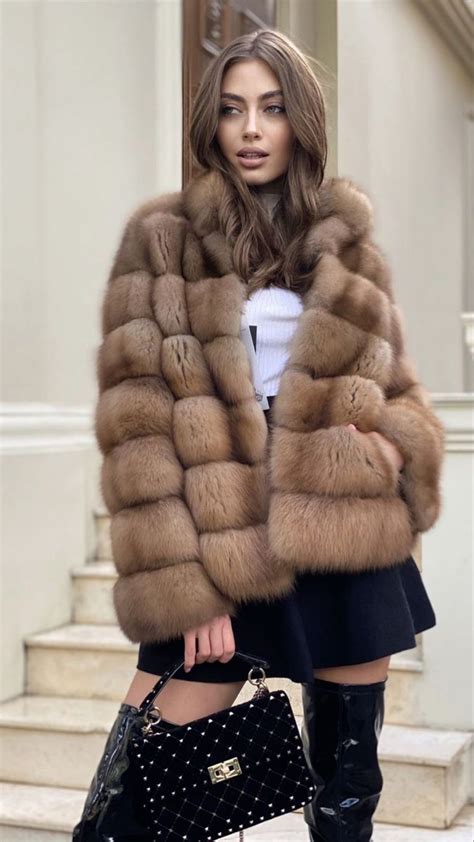 Pin By Furs Lover On Fur Companies Fur Fashion Sable Fur Coat Fur Coat