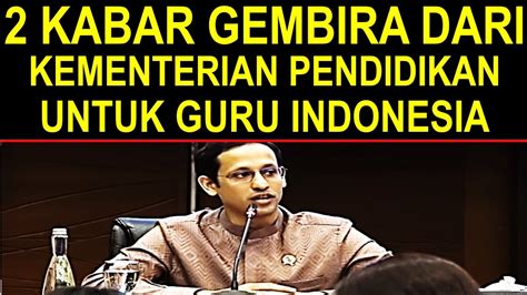 Ada Kabar Gembira Yang Disampaikan Langsung Oleh Mas Menteri Dan