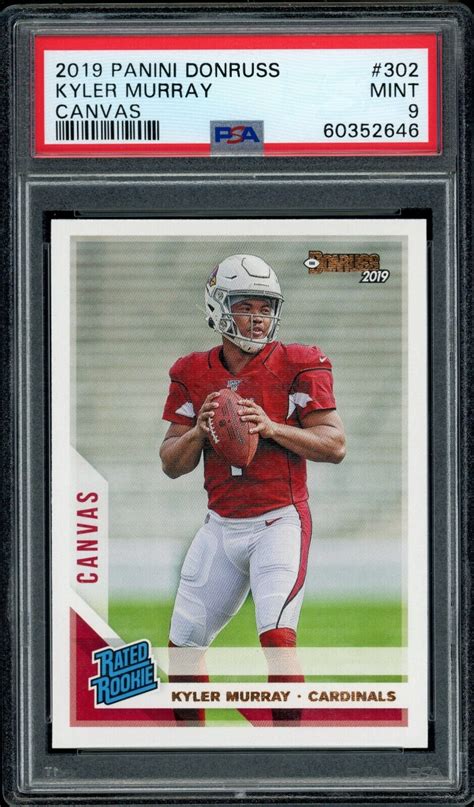 2019 Panini Donruss Rated Rookie 302 Kyler Murray RC For Sale