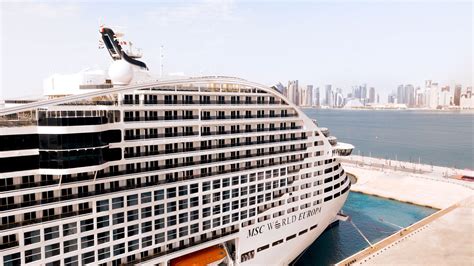 MSC World Europa Arrives At Doha Ahead Of The Naming Ceremony And FIFA