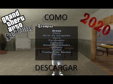 Como Descargar El Menu De Trampas Gta Sa Youtube