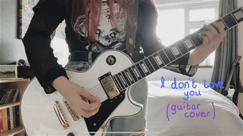 My Chemical Romance I Dont Love You Guitar Cover Youtube