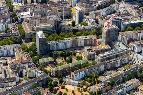 D Sseldorf Von Oben Baustelle Zum Neubau Einer Mehrfamilienhaus